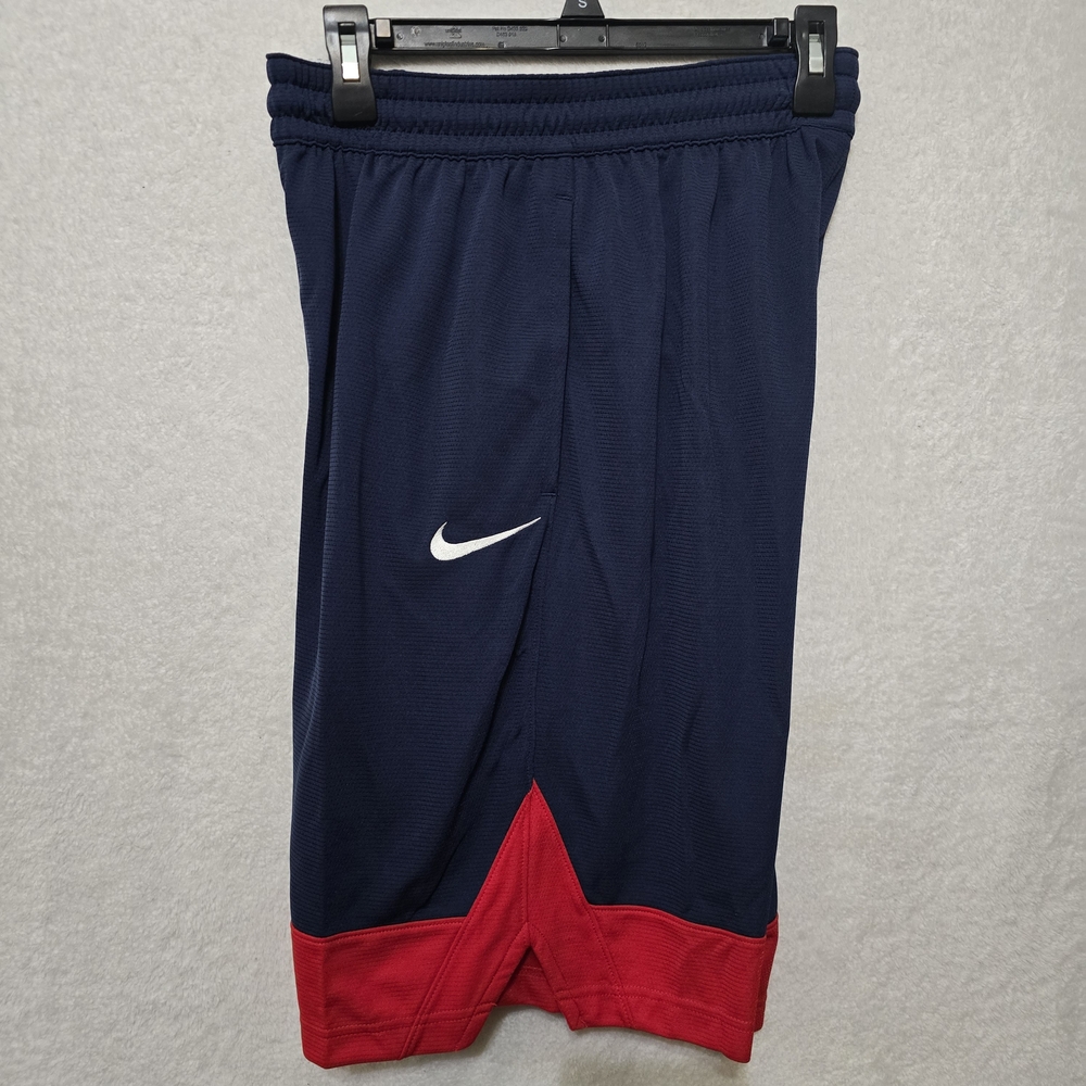 Nike Men's Athletic Shorts in Navy and Red - Picture 3 of 10